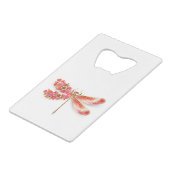 libellule de fleurs avec sakura de bijoux (Dos Angle)