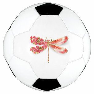 libellule de fleurs avec sakura de bijoux