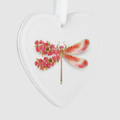 libellule de fleurs avec sakura de bijoux (devant)