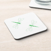 Libellule - dessous de verre de plastique durs (Côté gauche)