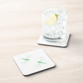 Libellule - dessous de verre de plastique durs (Côté Droit)