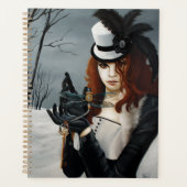 Libellule d'hiver gothique Steampunk Victorienne (Devant)