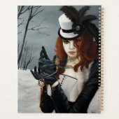 Libellule d'hiver gothique Steampunk Victorienne (Dos)