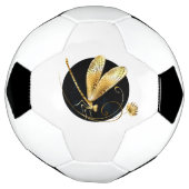 libellule d'or en cercle noir (Tourné)