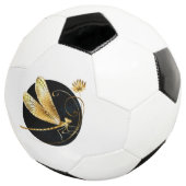 libellule d'or en cercle noir (3/4)