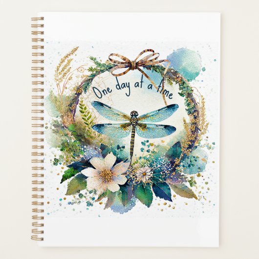 libellule florale Un jour à la fois (Devant)