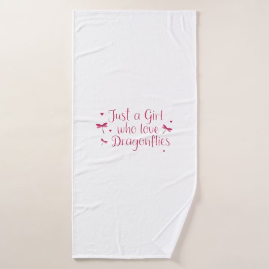 Libellule Juste Une Fille Qui Aime Les Libellules (Serviette de bain)