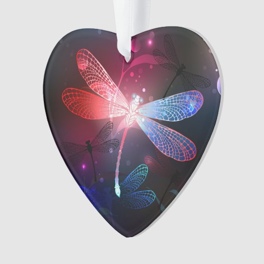 libellule rouge brillante (devant)