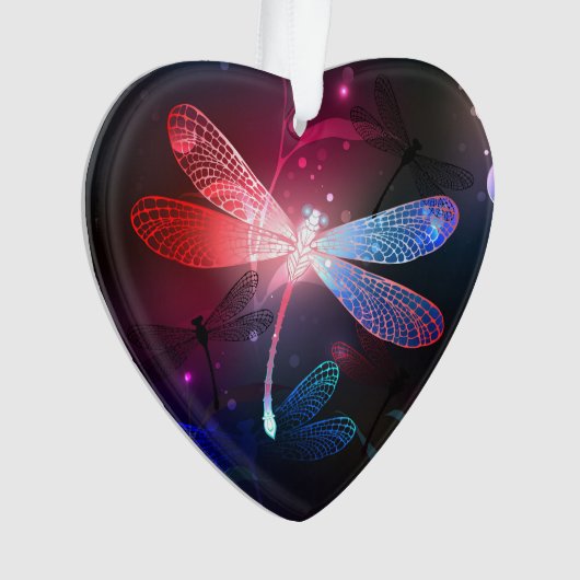 libellule rouge brillante (devant)