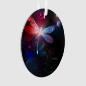 libellule rouge brillante (devant)