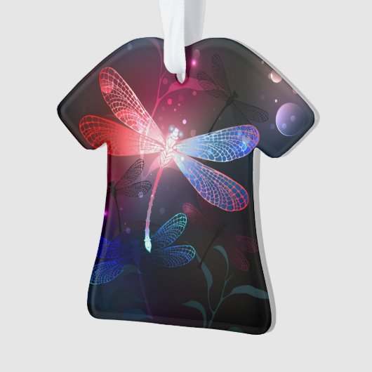 libellule rouge brillante (devant)