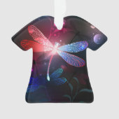 libellule rouge brillante (devant)