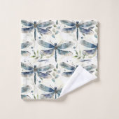 Libellules bleues (Gant de toilette)
