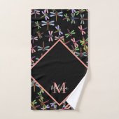 Libellules colorées personnalisées   (Serviette à main)