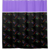 libellules colorées rideau de douche (Devant)