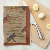 libellules "dansant serviette dans marais" (Quart Plié)