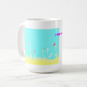 Libellules et tasse de café de fleurs (Devant gauche)