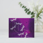 Libellules sur l'eau Carte postale quotidienne (Debout devant)