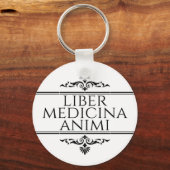 Liber Medicina Animi Magnet Button Sleutelhanger (Voorkant)