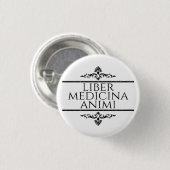 Liber Medicina Animi Magnet Ronde Button 3,2 Cm (Voorkant /achterkant)