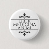 Liber Medicina Animi Magnet Ronde Button 3,2 Cm (Voorkant)