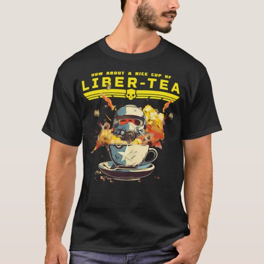 Liber-Tea - Helledivers II T-shirt (Voorkant)