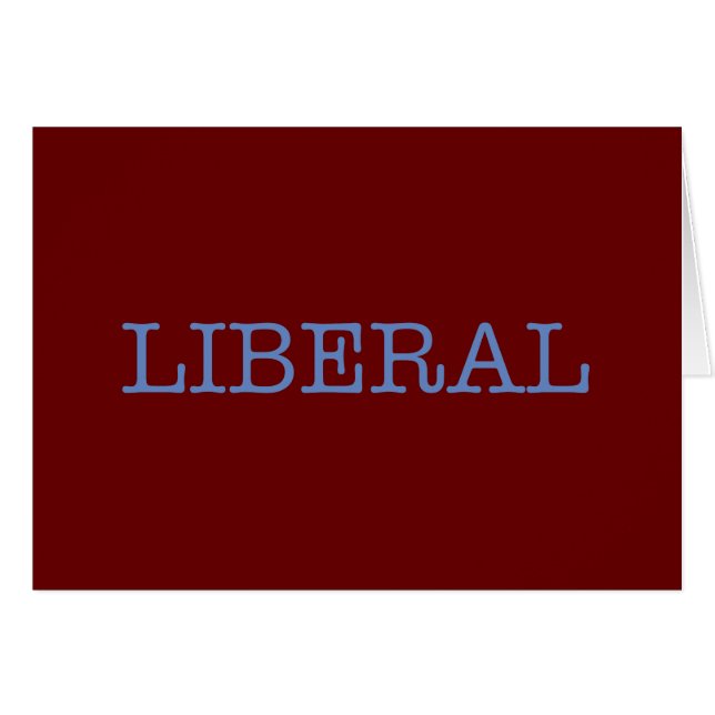 Liberaal (Voorkant Horizontaal)