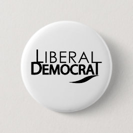 liberaal-democraat ronde button 5,7 cm