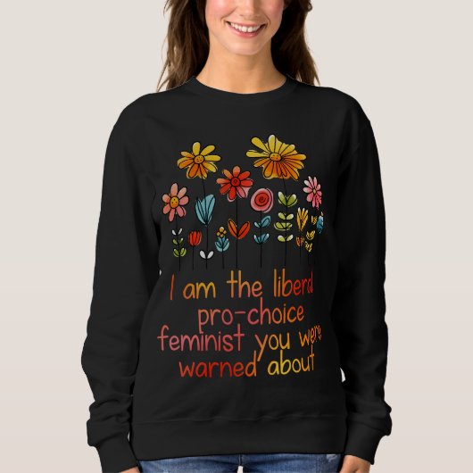 Liberaal pro-choice feminist trui (Voorkant)