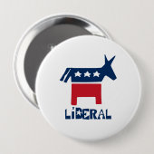 liberaal ronde button 4,0 cm (Voorkant /achterkant)