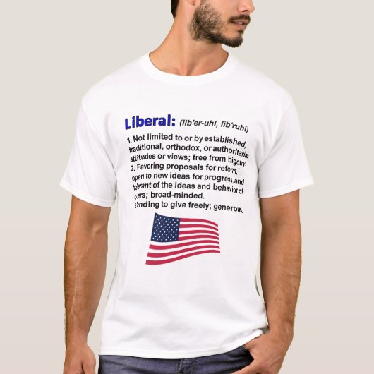 Liberal Definition T-Shirt (Voorkant)