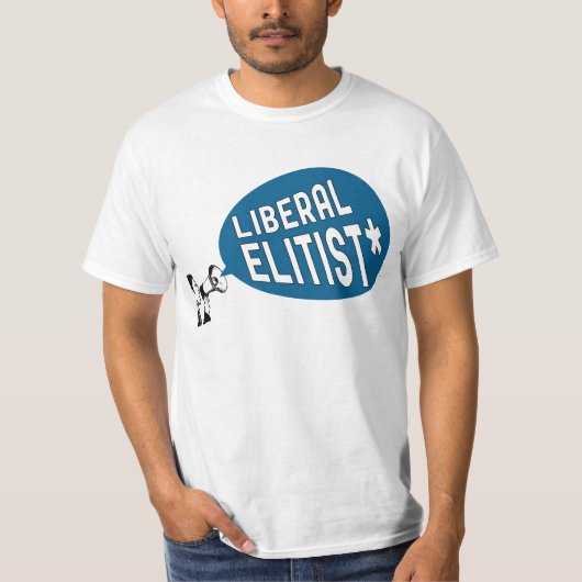 Liberal Elitist* T-shirt (Voorkant)