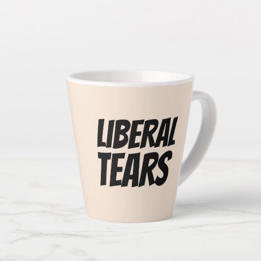 LIBÉRAL LARMES LATTE CAFÉ MUG (Angle droit)