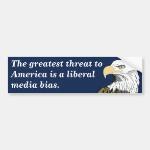 Liberal Media Bias (Smith) Bumpersticker