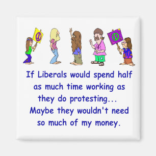 Liberal Protester Magnet Magneet