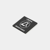 Liberal Resistance Post-it Notes (Schuin)