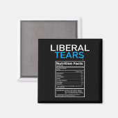 Liberal Tears Anti Liberal Pro Trump Republikein Magneet (Voorkant / Achterkant)