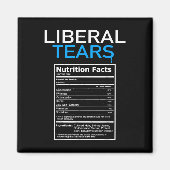 Liberal Tears Anti Liberal Pro Trump Republikein Magneet (Voorkant)