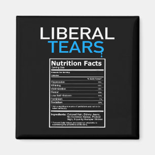 Liberal Tears Anti Liberal Pro Trump Republikein Magneet