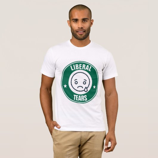 LIBERAL TEARS Funny Conservative T-Shirts (Voorkant volledig)