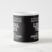 Liberal Tears President Trump POTUS 45 Jumbo Beker (Voorkant)
