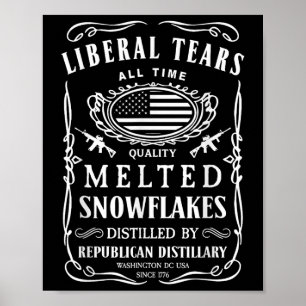 Liberal Tears Shirt Grappig Republikeins Conservat Poster