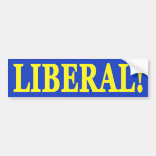 Liberale Bumpersticker