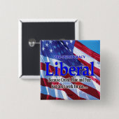 LIberale Button (Voorkant /achterkant)