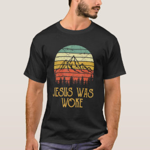 Liberale Democraat Jezus Was Woke Christen T-shirt