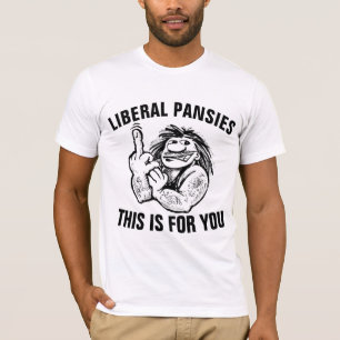 LIBERALE PANSIES DIT IS VOOR U T-SHIRTS
