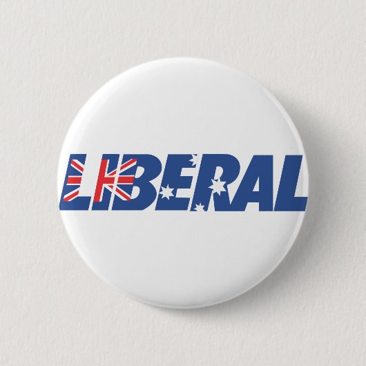 Liberale Partij van Australië Ronde Button 5,7 Cm (Voorkant)