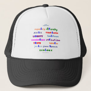 Liberale waarden trucker pet