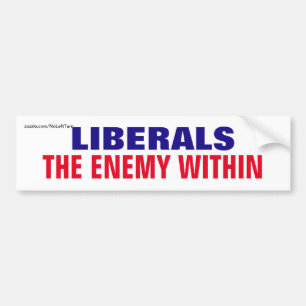liberalen binnen bumpersticker