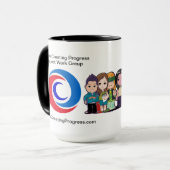 Liberalen Creëer de officiële Mok Progress (Voorkant links)